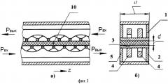 Сверхвысокочастотное устройство для нагрева диэлектрических материалов (патент 2354083)