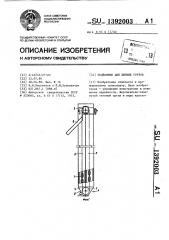 Подъемник для липких грузов (патент 1392003)