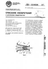 Аппарат для магнитной обработки суспензий (патент 1318538)