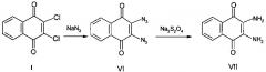 Способ получения 2,3-диамино-1,4-нафтохинонов (патент 2607192)