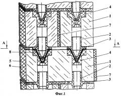 Способ возведения стен, установка для автоматизированного возведения стен из строительных модулей и комплект оборудования для механизированного возведения стен из строительных модулей (патент 2464392)