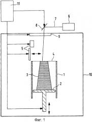 Камера обработки и способ обработки материала посредством направленного пучка электромагнитного излучения, в частности, для устройства лазерного спекания (патент 2378094)