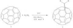 Способ получения (c60-ch)[5,6]фуллеро[2',3':1,9]циклопропана (патент 2417979)