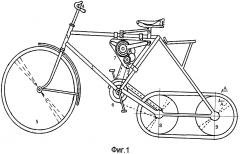 Велосипед (самокат) повышенной проходимости (патент 2629468)