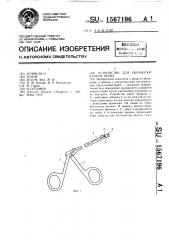 Устройство для обработки культи нерва (патент 1567196)