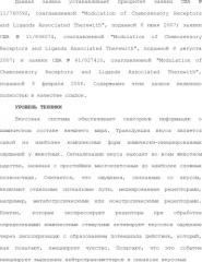 Модулирование хемосенсорных рецепторов и связанных с ними лигандов (патент 2510503)