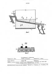 Топка копящего слоя (патент 1481581)