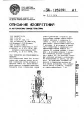 Устройство для измельчения материалов (патент 1282891)