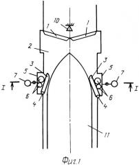 Система для защиты ворот судоходного шлюза (патент 2428541)