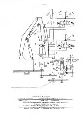 Стрела лесозаготовительной машины (патент 492254)