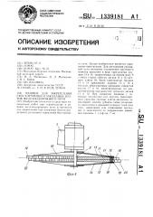 Машина для закрепления гаек клеммных и закладных болтов железнодорожного пути (патент 1339181)