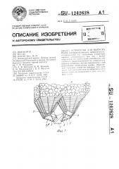 Устройство для выпуска руды (патент 1242628)