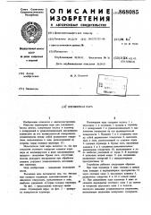 Плунжерная пара (патент 868085)