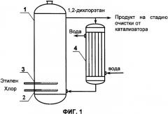 Барботажный реактор жидкофазного хлорирования этилена с распределенным вводом реагентов (патент 2328339)