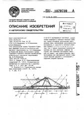 Намывная плотина (патент 1079739)