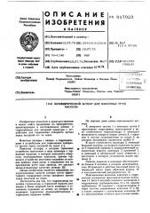 Цилиндрический затвор для напорных труб насосов (патент 617023)