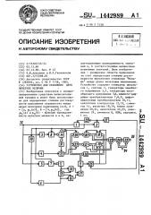 Устройство для сравнения двух нечетких величин (патент 1442989)