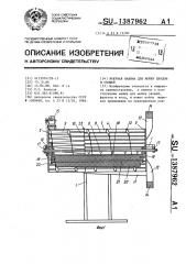 Моечная машина для мойки плодов и овощей (патент 1387962)