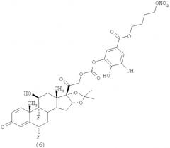 Глюкокортикоиды, присоединенные посредством ароматического линкера в положении 21 к нитроэфирам, и их применение в офтальмологии (патент 2501804)