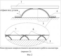 Микросистемный космический робот-инспектор (варианты) (патент 2566454)