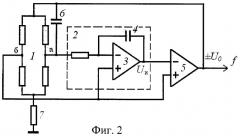 Частотный преобразователь сигнала разбаланса тензомоста (патент 2396705)