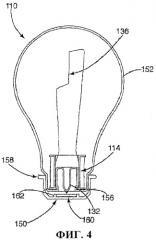 Ламповый узел с индуктивным источником энергии и способ производства лампового узла (патент 2292130)