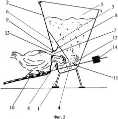 Кормушка для домашней птицы (патент 2554406)