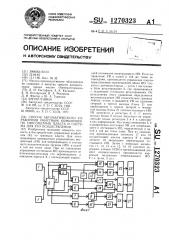 Способ автоматического управления очистным комбайном по гипсометрии пласта и система для его осуществления (патент 1270323)