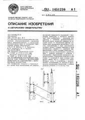 Раздвижные подъемные подмости для ремонта внутренней поверхности сооружения с переменным диаметром (патент 1451236)