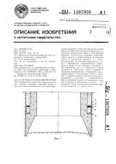 Уплотнитель опускной крепи (патент 1307058)