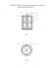 Электромагнитная машина вибрационного действия для ручного инструмента (патент 2619075)