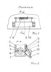 Пулемет (патент 2596388)
