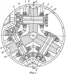 Трехвалковая рабочая клеть продольной прокатки с регулируемым раствором валков (патент 2311976)