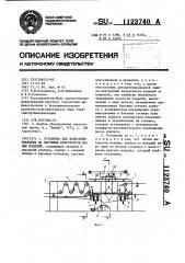 Установка для нанесения покрытия на наружные поверхности полых изделий (патент 1123740)