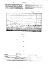 Способ формирования межслоевого перекрытия при разработке мощных многолетнемерзлых угольных пластов (патент 1789028)