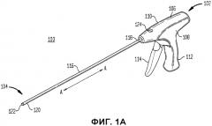 Аппликаторные инструменты, имеющие изогнутые и шарнирно-сочлененные валы для развертывания хирургических креплений и способы для них (патент 2579624)