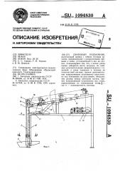 Скиповый подъемник (патент 1094830)