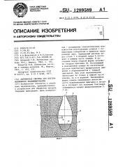 Литниковая система для внутриформенного модифицирования (патент 1289589)