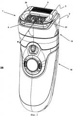Эпилятор с насадкой и насадка для эпилятора (патент 2472402)