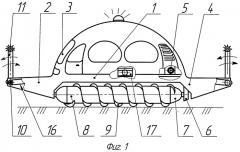 Шнекоход поисково-спасательного комплекса (патент 2532295)