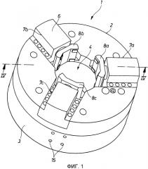 Зажимной патрон станка для обработки трубчатых вращающихся деталей (патент 2561623)