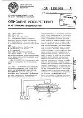 Устройство для определения магнитодвижущей силы срабатывания и магнитодвижущей силы отпускания герконов (патент 1191965)