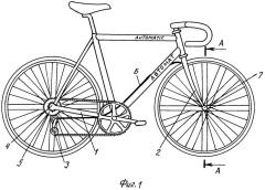 Велосипед с автоматическим переключением передач (патент 2424941)