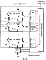 Батарея электрических накопителей энергии (патент 2404490)
