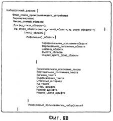 Носитель записи, способ и устройство для декодирования потоков текстовых субтитров (патент 2380768)
