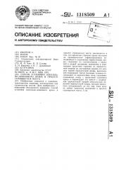 Способ установки консольно-шлюзового крана в пролете строящегося моста (патент 1318509)