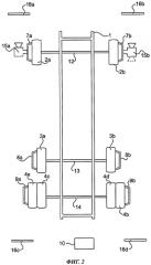 Способ и система для определения углов установки колес транспортного средства (патент 2557643)