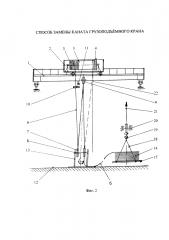 Способ замены каната грузоподъёмного крана (патент 2598704)