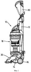 Узел рукоятки пылесоса (патент 2358635)