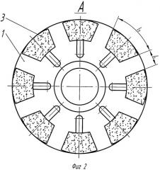 Сборный торцовый абразивный круг (патент 2390403)